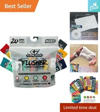 Eco-Friendly Flushable Wipes - Individual Wrapped Aloe  Witch Hazel Travel Set