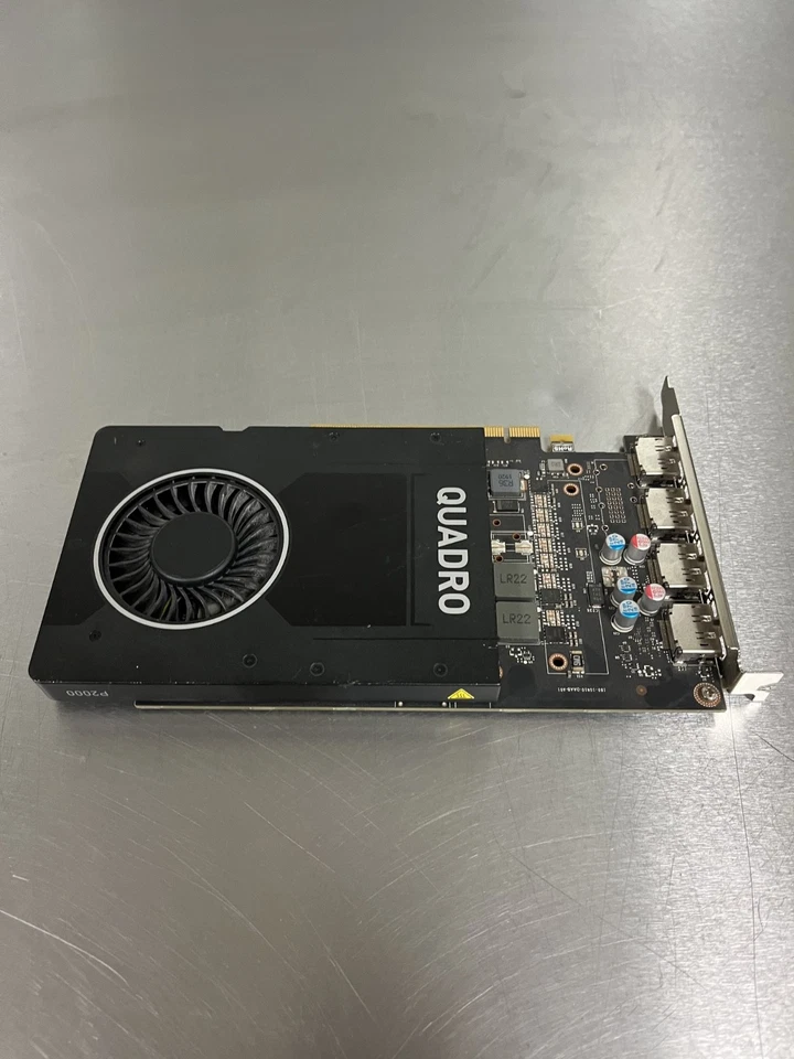 Tarjeta Gráfica Nvidia Quadro P2000 5GB GDDR5 1024 CUDA Núcleos Pascal GPU 4x DP 1.4 Foto 4 de 4