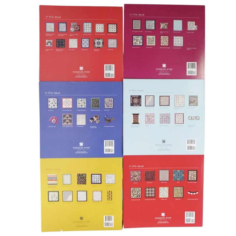 Missouri Star BLOCK Idea Book 2021 Vol 8 6-Issue Quilting Patterns Jenny Doan - Image 2 of 4