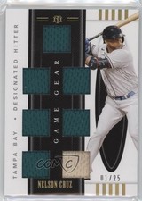 2021 Panini National Treasures Holo Gold 1/25 Nelson Cruz #GG6-NC 1g1k