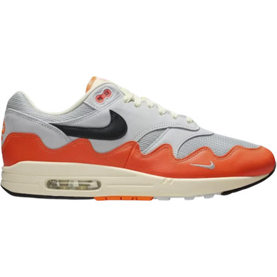Nike Air Max 1 Patta Waves Hyper Crimson II7055-800 Sneaker Herren Orange Grau