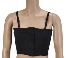 Breast Binder With Dri Release For Added Comfort XL 40"-45", Black Solid Lined
