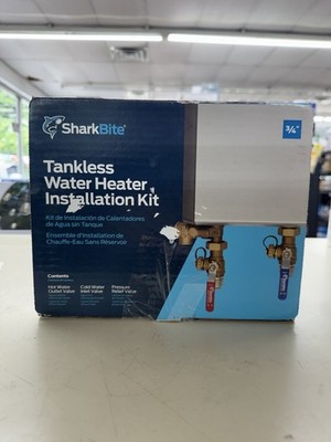 SharkBite Tankless Water Heater Valves Installation Kit 3/4'' 25374