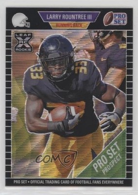 2021 Leaf Pro Set Metal Black Wave 16/25 Larry Rountree III #58 Rookie RC 4z8