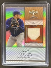 2012 Triple Threads James Shields Unity Jersey Sepia #/27 Rays
