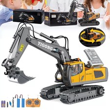Remote Control Excavator RC Tractor Bulldozer Crawler Truck Toy Digger Car Kids