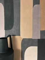Newroom Vliestapete Braun Beige Grafik Abstrakt Modern Wohnzimmer Schlafzimmer