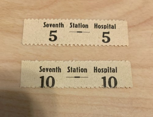 MILITARY TRADE TOKEN CHIT 7TH STATION HOSPITAL