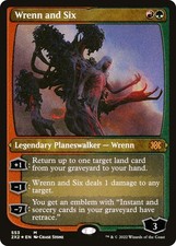 Wrenn and Six (Foil Etched) - Foil NM MTG Double Masters 2022
