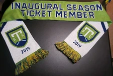 Seattle Sounders FC Ruffneck Scarf New With Tag Season Ticket Member MLS Soccer