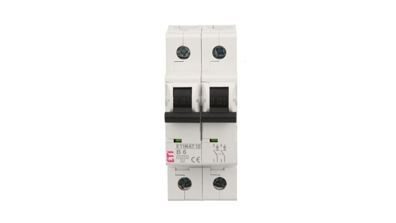 Overcurrent Switch 2P B 6A 10kA AC ASTI-ETIMAT 10 002123712