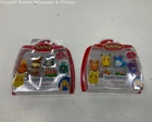 2 NIB Squishmallows Squish-a-longs Pokémon Figure Sets