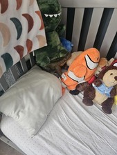 Lightweight Organic Cotton Toddler Pillow - Ideal for Travel  Daycare, 1-Pack