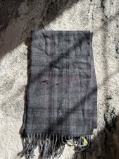 NWT Plaid Polo Ralph Lauren Scarf 80 Virgin Wool 20 Nylon