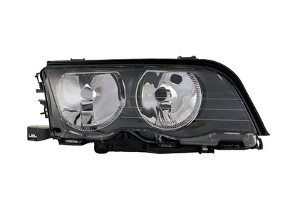 Scheinwerfer rechts für BMW 3er E46 Limo Touring (98-01) schwarz