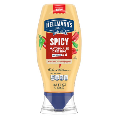 Spicy Mayonnaise Dressing Squeeze Bottle For a Rich, Creamy Condiment Made with