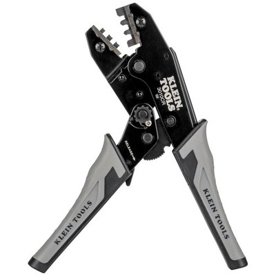 Klein Tools 3010Cr Mc4 Solar Ratcheting Crimper For 10-14 Awg Stranded Copper