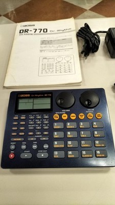 BOSS Dr.Rhythm DR-770 BRC-100Tセット リズムマシン Boss DR-770 Dr.Rhythm Drum Machine Used with Adapter Used from