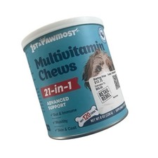 1st  Pawmost Multivitamin Chews 120 for Dogs Advanced Support Exp 11/2025