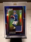 2025 Panini Donruss Optic - Donruss Threads Jaxson Dart Blue Hyper Prizm