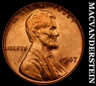 1947 Lincoln Wheat Cent - Choice Gem Brilliant Unc  No Reserve  #i6953