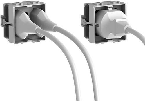 Multiprise 4 box srl - 4B.G20.H21 - Side par Gewiss Systeme  - 8057741992820 - Afbeelding 2 van 4