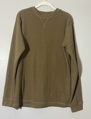 C.E. Schmidt Workwear Men s XL Brown Solid Crewneck Pullover Sweater Cotton NWOT