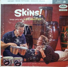 Les Baxter - Skins! (Part 3) 1957 7", EP Capitol Records EAP 3-774 Very Good (VG