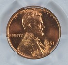 1951-D Lincoln Wheat Cent MS65 RD PCGS Blue Label *7786 — photo 3