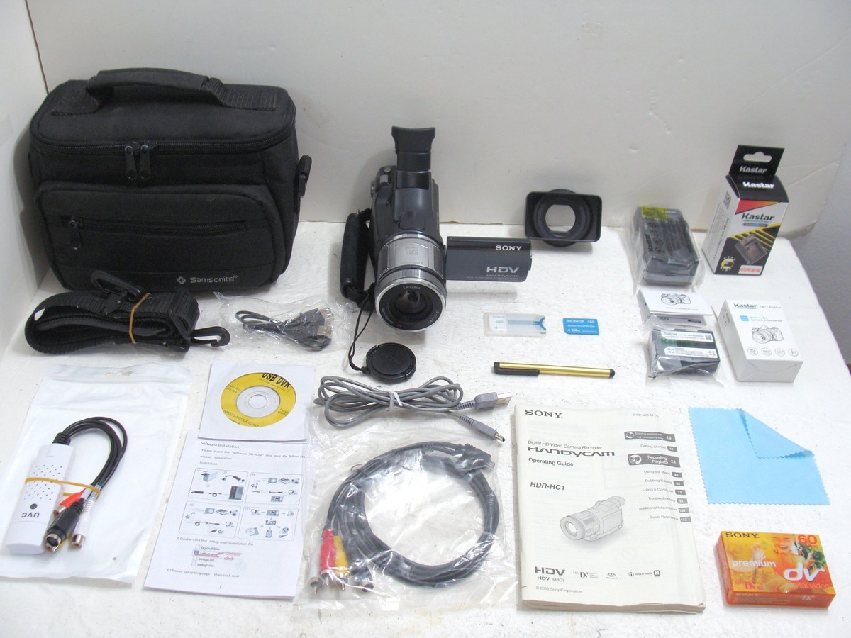 Sony Handycam HDR-HC1 Full HD HDV Mini DV Hybrid Camcorder