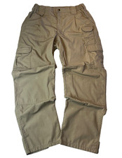 5.11 Tactical Cotton Canvas Men's Pant 34x32 Khaki Beige Cargo EMS Ripstop