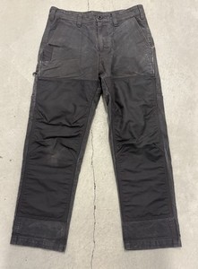 C.C. Filson Co. Men's Gray and Black waxed double knee pants 