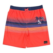 Hurley Boys Relaxed Fit Easy Pull-On Quick Drying Swim Short Bright Mango, XXL 