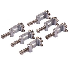 6PCS Metal Roller Bridge Tremolo Saddles Guitar for ST Stratocaster Teleecaster