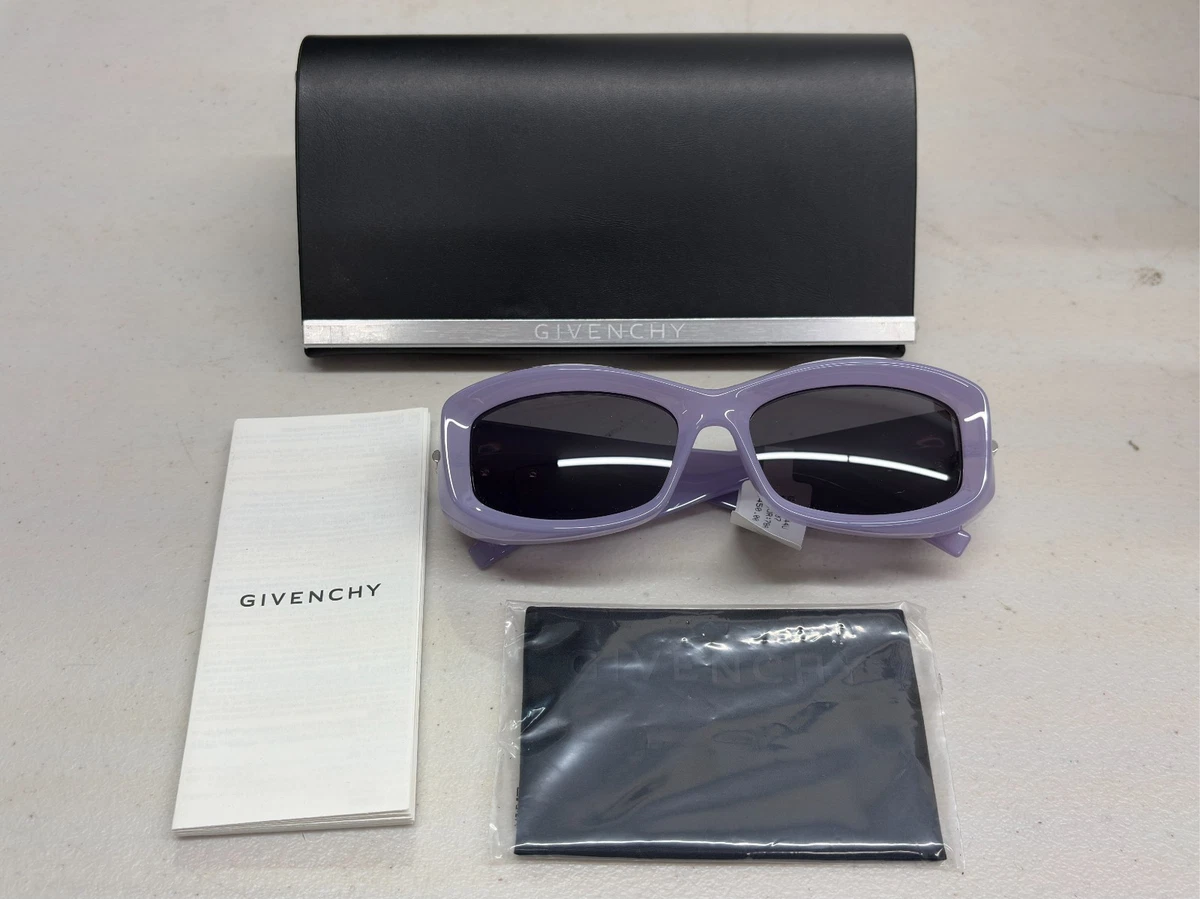 GIVENCHY Prism Purple Metallic Metal Frame Cat Eye Sunglasses Retro 40013U 72C Pastora - Classic Retro Purple Cat Eye Glasses | Vooglam main image 3