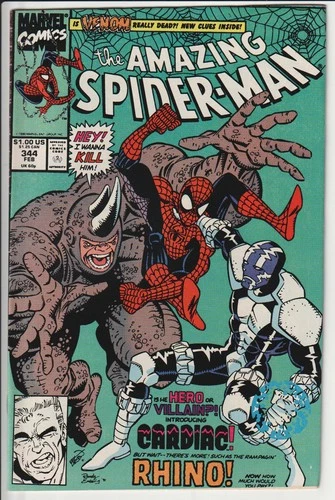 Amazing Spider-Man #344 1st App Cletus Kasady Carnage 1991 VF 8.0