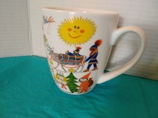 Swedish Folk Art Coffee Mug Scandinavian Cup