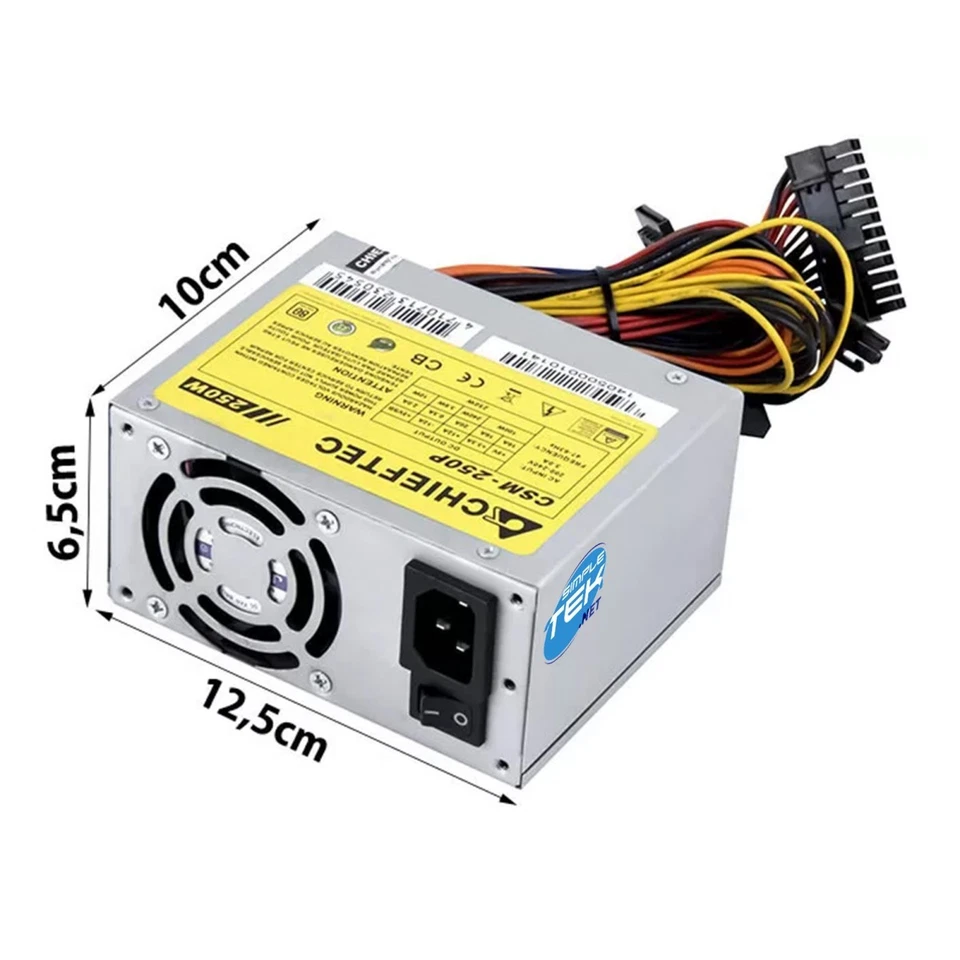 Chieftec PSF180MP CSM-250P Fuente Sfx Mini Itx 24-PIN PC De Sobremesa - Imagen 3 de 4