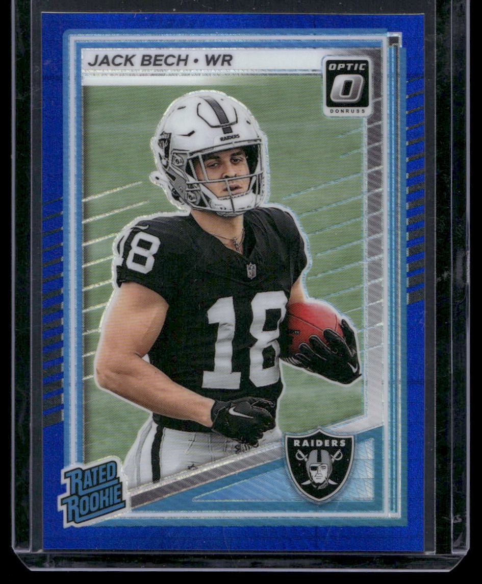 2025 Donruss Optic #211 Jack Bech Purple Shock