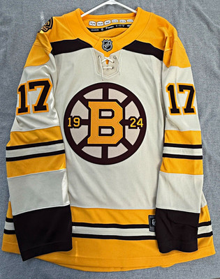 adidas Boston Bruins Centennial Milan Lucic #17 White NHL Jersey Size 50