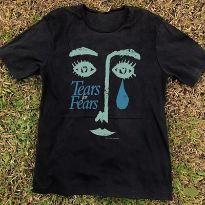 Tears For Fears Songs From The Big Chair Schwarz Unisex T-Shirt