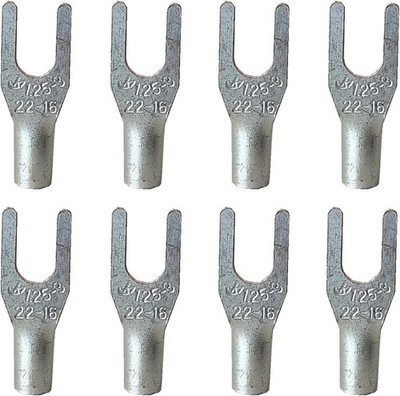 100PCS Non Insulated AG22 16 Fork Terminals