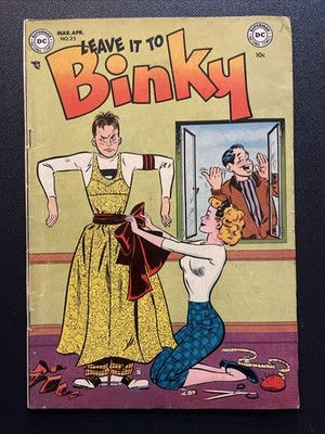 LEAVE IT TO BINKY #25 Comic Book GOLDEN AGE 1952 DC 10 Cent