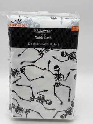 Celebrate It! Halloween Vinyl Tablecloth Rectangle 60'' x 84'' New
