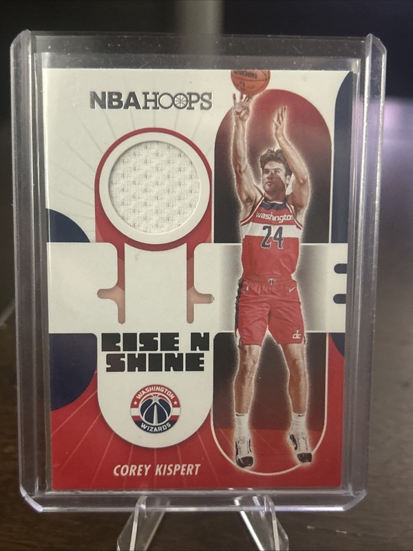 2021-22 Panini NBA Hoops Rise N Shine Memorabilia Corey Kispert #RS-CK (MEM, RC)