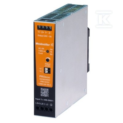 Schaltnetzteil, 120W, 5A @ 55°C, PRO ECO3 120W 24V 5A II 3025620000