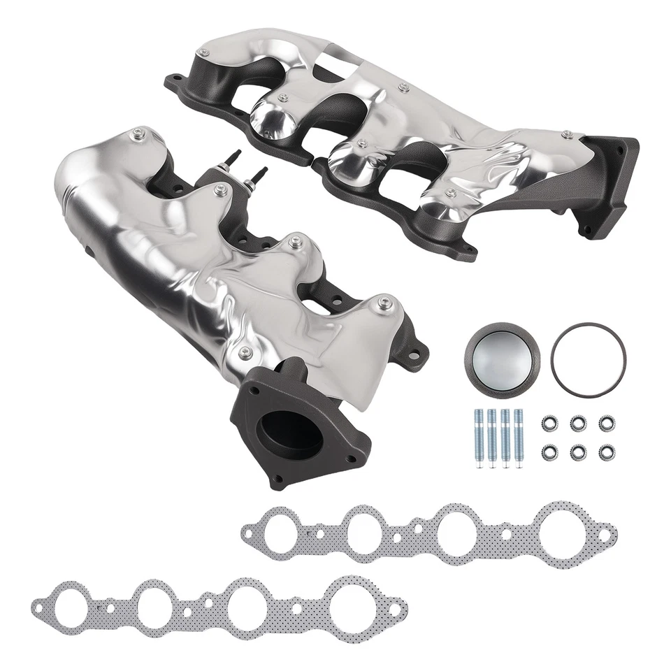 Juego de colectores de escape L+R para Chevy Silverado GMC Sierra Tahoe 1500 2500 99-2013 Foto 2 de 4