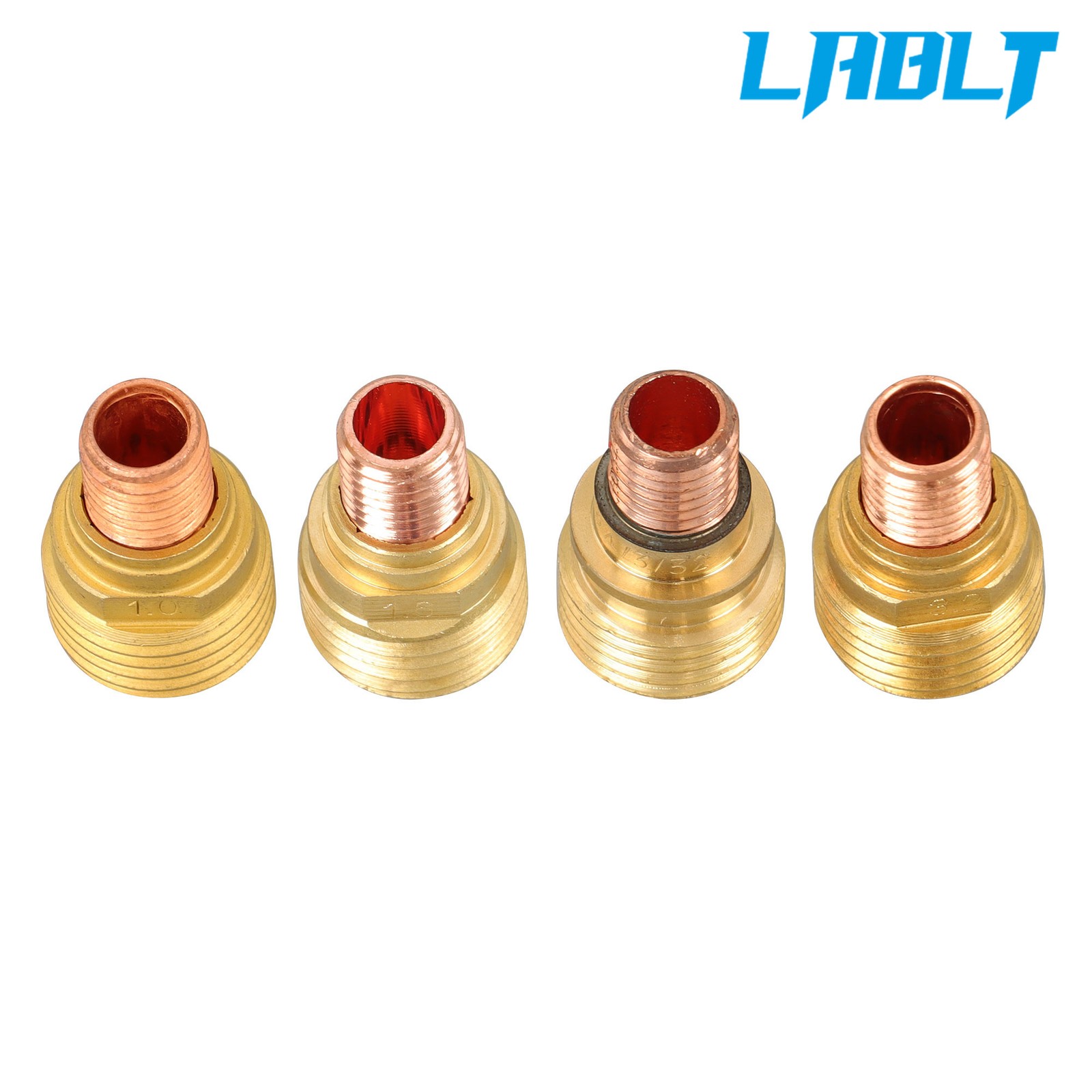 LABLT 37 PCS TIG Welding Torch Kit Gas Lens Kit Accessories for WP-9/20/25