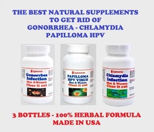MEN @ WOMEN ( BACTERIA) - 100% herbal formula - 3 bottles -MADE IN USA