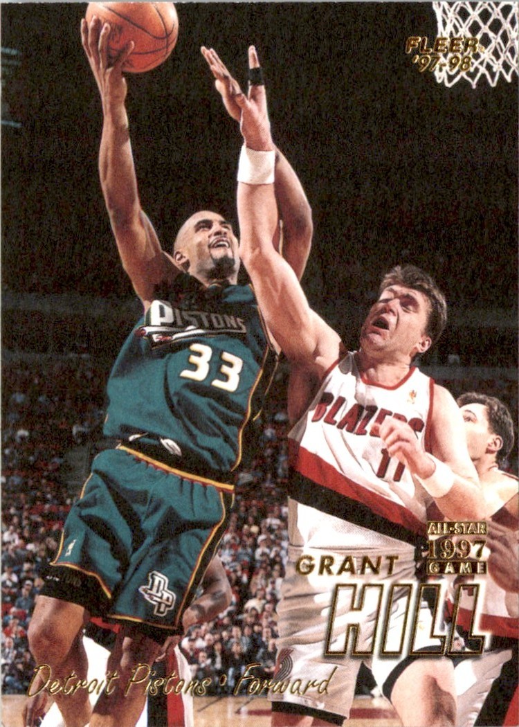 1997-98 Fleer Grant Hill Detroit Pistons #33